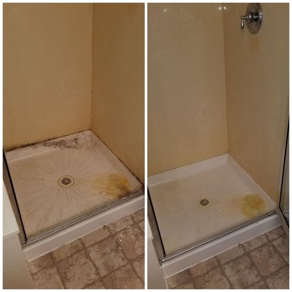 Before and After shower PIc in Bloomington, MN. (1)